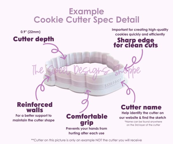 Tall Cake with Bunting  - Cookie Cutter Online Hot Sale