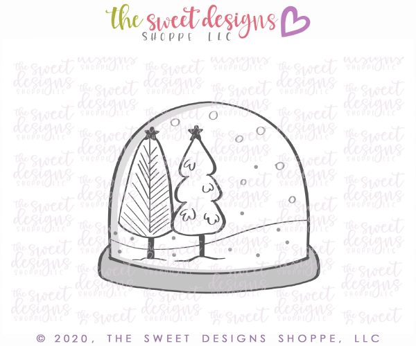 Wide Snow Globe - Cookie Cutter Sale