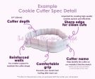 Stretch Oval Plaque  C - Cookie Cutter Supply