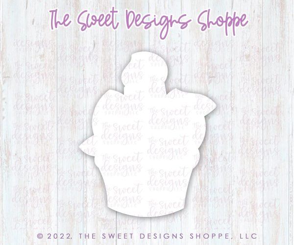 Tied Bow Cupcake - Cookie Cutter Fashion