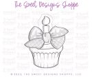 Tied Bow Cupcake - Cookie Cutter Fashion