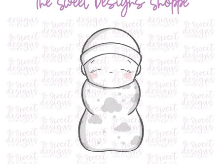 Swaddled Baby Boy - Cookie Cutter on Sale