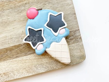 4th of July Ice Cream Cone - Cookie Cutter For Discount