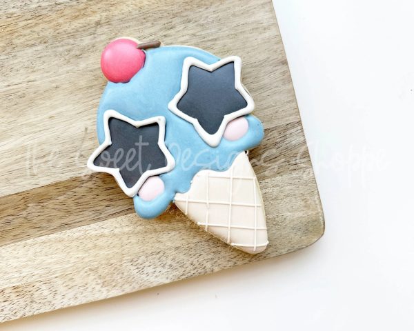 4th of July Ice Cream Cone - Cookie Cutter For Discount