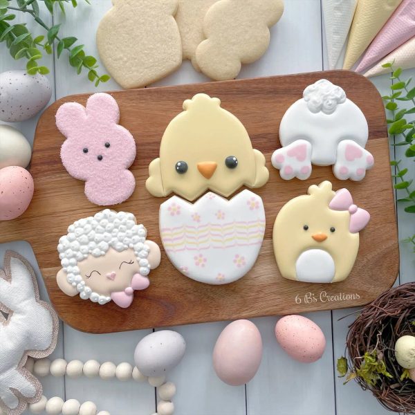 6B s Creations: Teaching Partners Class Cookie Cutters Easter Set - Set of 6 Cookie Cutters - Class not included. For Sale