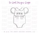 Baby Girl Onesie v2- Cookie Cutter Sale