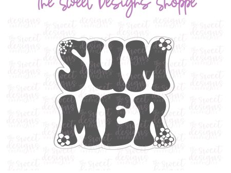 SUMMER Retro Plaque - Cookie Cutter Discount