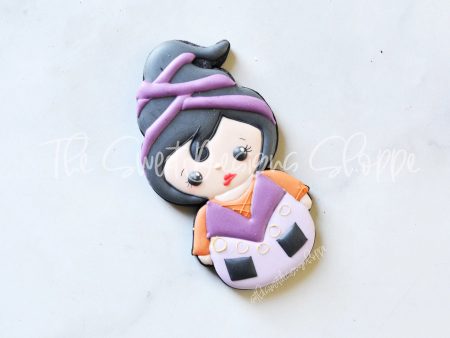 Wobbly Brunette Witch - Cookie Cutter Sale