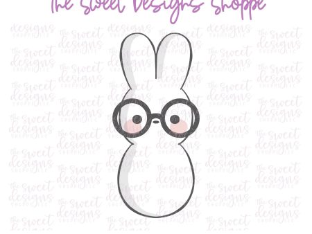 Skinny Bunny Marshmallow with Glasses - Cookie Cutter Fashion