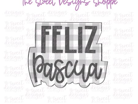 Feliz Pascua Plaque - Cookie Cutter Discount