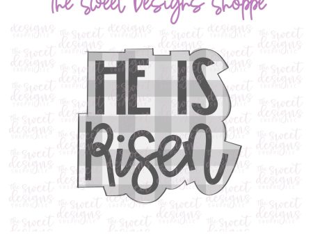 He is Risen Plaque Modern - Cookie Cutter Online Sale