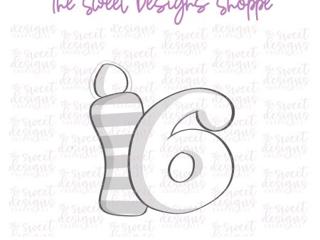 Sweet 16 Candle - Cookie Cutter Hot on Sale