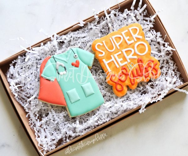 Superhero In Scrubs Set - Set of 2 - Cookie Cutters Online Sale