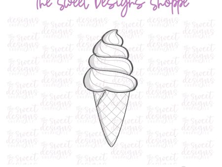 Tall Waffle Ice Cream - Cookie Cutter Discount