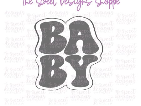 Baby Retro Plaque - Cookie Cutter Online