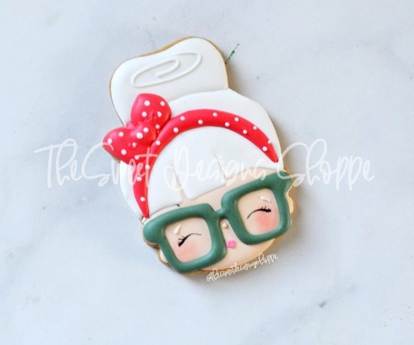 Tallish Mrs. Claus Face - Cookie Cutter Hot on Sale