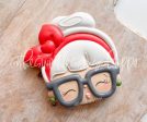 Wobbly Mrs. Claus Face - Cookie Cutter Online Sale