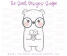 Tall Bear with Glasses - Cookie Cutter Hot on Sale