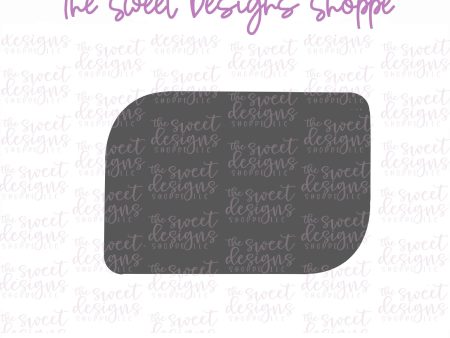 Stretch Oval Plaque  B - Cookie Cutter Supply