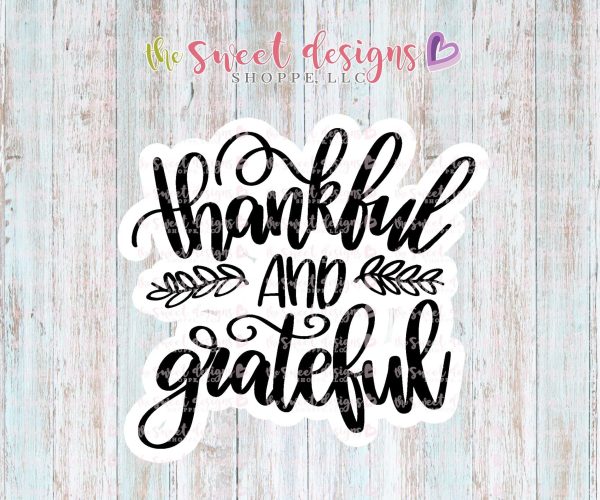 Thankful and Grateful v2 - Cookie Cutter Sale