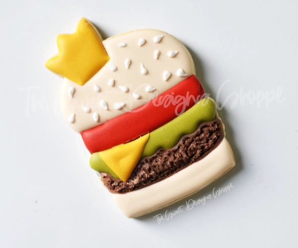 Tallish Burger - Plaque - Cookie Cutter Online Hot Sale