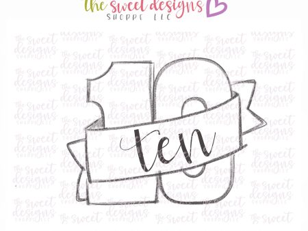 Ten with Ribbon - Cookie Cutter Sale