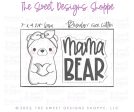 MAMA Bear Set - 2 Piece Set - Cookie Cutters Discount