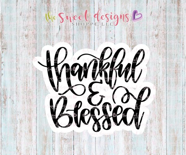 Thankful & Blessed - Cookie Cutter Online