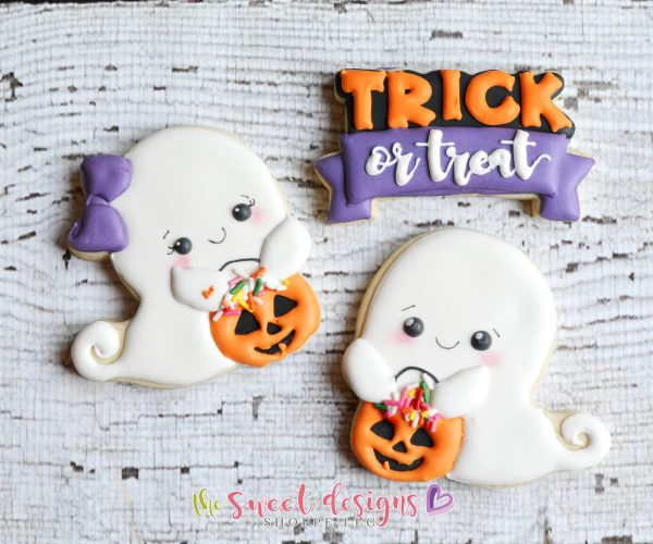 Trick or Treat Ghost - Cookie Cutter on Sale