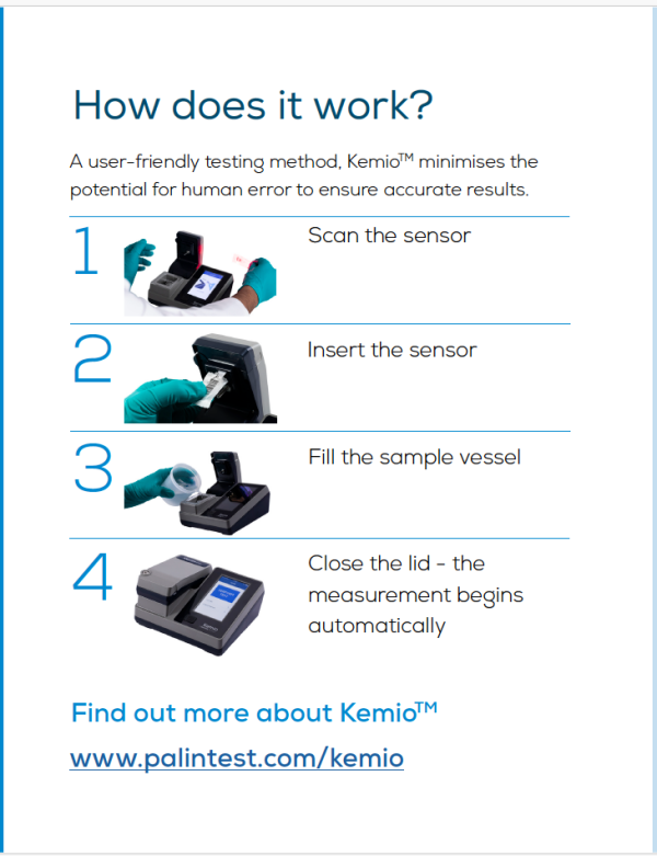 Palintest Kemio KEM100M-SAS Speciated Arsenic  (III and V) 100 sensors for Kemio Heavy Metals 2 - 250 μg L Fashion