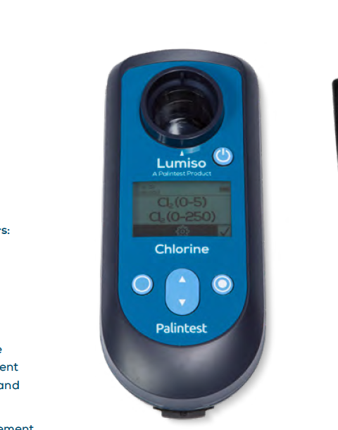 Chlorine Meter kit, hard case Palintest Lumiso LUM051 Sale