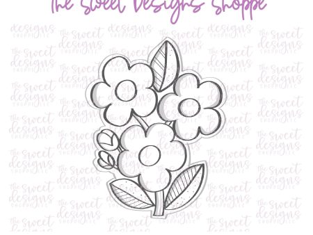 Tallish Flower Bouquet- Cookie Cutter Fashion