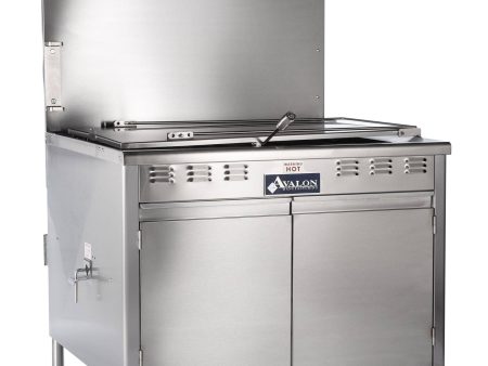 Avalon (ADF34-G-P) 34  X 24  PROPANE GAS FRYER, STANDING PILOT, Right Side Drain Board Online Sale