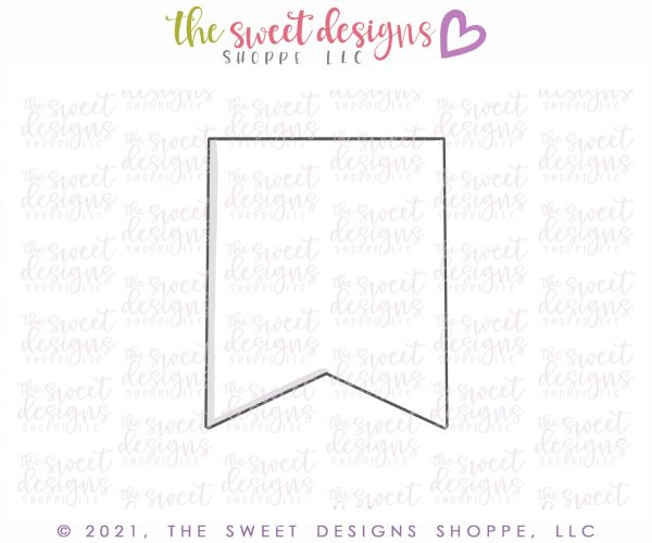 Single Bunting B - Plaque - Cookie Cutter For Discount