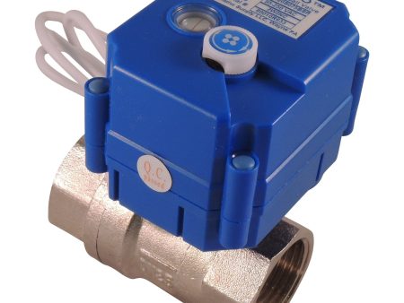 Ball valve YS20S 1 2  SS316 FNPT Normally Closed valve with 2 wires actuator,24 VDC   #yamavalve For Sale