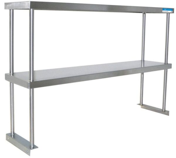 BK Double Overshelf Table Mount 12  X 96 , 18 GA. SS Hot on Sale