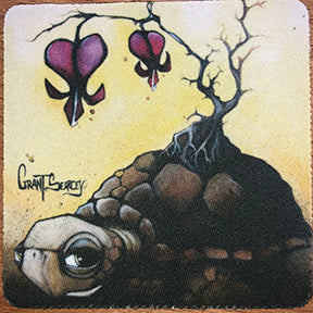 Bleeding Hearts Turtle Coaster For Cheap