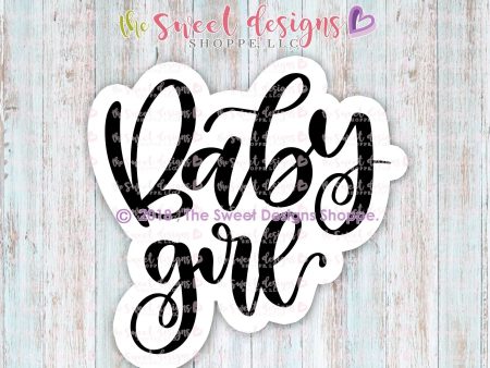 Baby Girl Plaque - Cookie Cutter Online now