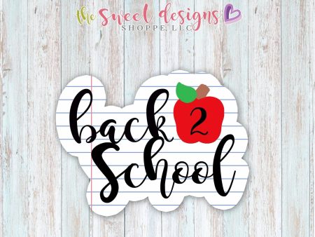 Back 2 School Plaque - Cookie Cutter For Cheap