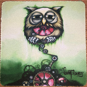 Steampunk Owl Coaster Fashion