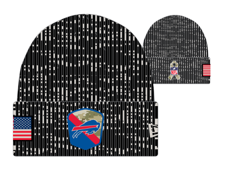 Buffalo Bills 2023 Salute To Service Sideline Knit Hat For Cheap