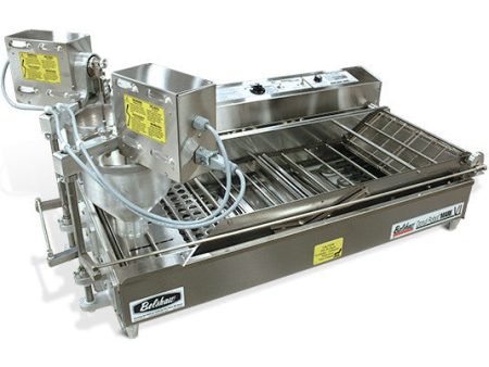 Belshaw Donut Robot® Mark VI (3-3 4  Flight Bar) with Dual Plain Depositor 1-9 16  for Cake Donut Production on Sale