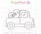 Truck with Heart - Cookie Cutter Online Hot Sale