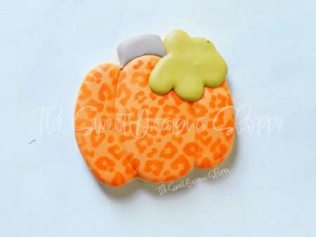 Simple Pumpkin with Leaf v2- Cookie Cutter Hot on Sale