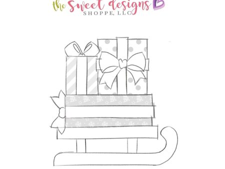 Sleigh with Gifts v2- Cookie Cutter Sale