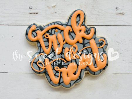 Trick or Treat Plaque - Cookie Cutter Online