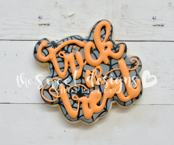 Trick or Treat Plaque - Cookie Cutter Online