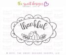 Thankful Scallop Plaque - Cookie Cutter For Discount