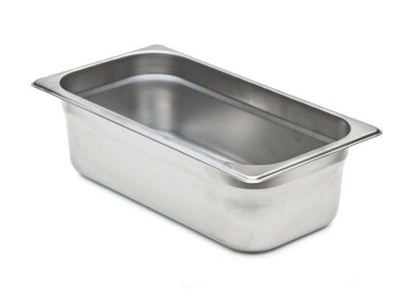 WINCO One Third Size Steam Pan & Slotted Lid, Stainless For Cheap