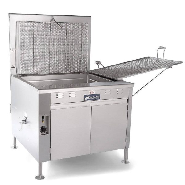 Avalon (ADF34-G) 34  X 24  NATURAL GAS FRYER, STANDING PILOT, Left Side Drain Board with Submerge Screen Hot on Sale